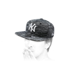 grijze, door NY ontworpen snapba Enginnered Fit NY 9Fifty black